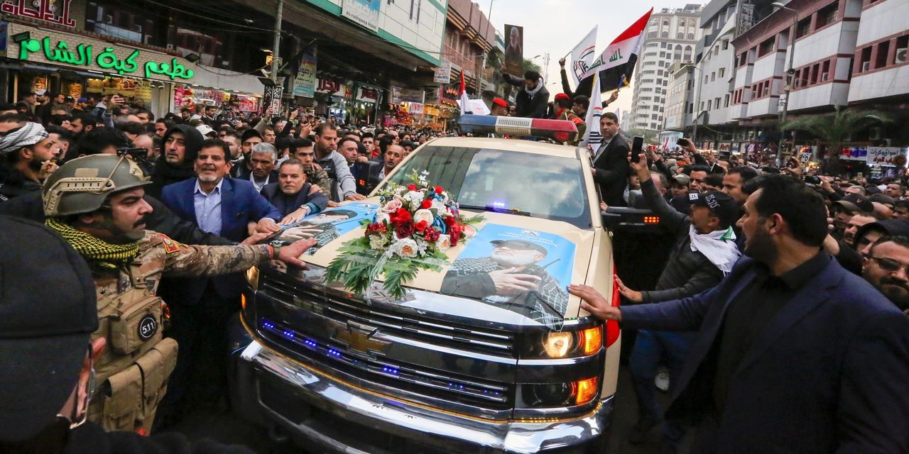 Thousands March in Iraq for Iranian Commander Killed in U.S. Strike