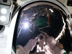 An Italian astronaut snapped an incredible interstellar selfie while floating in space