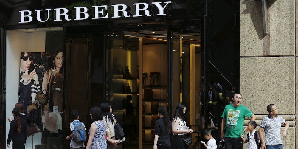 Burberry says coronavirus hurting luxury demand