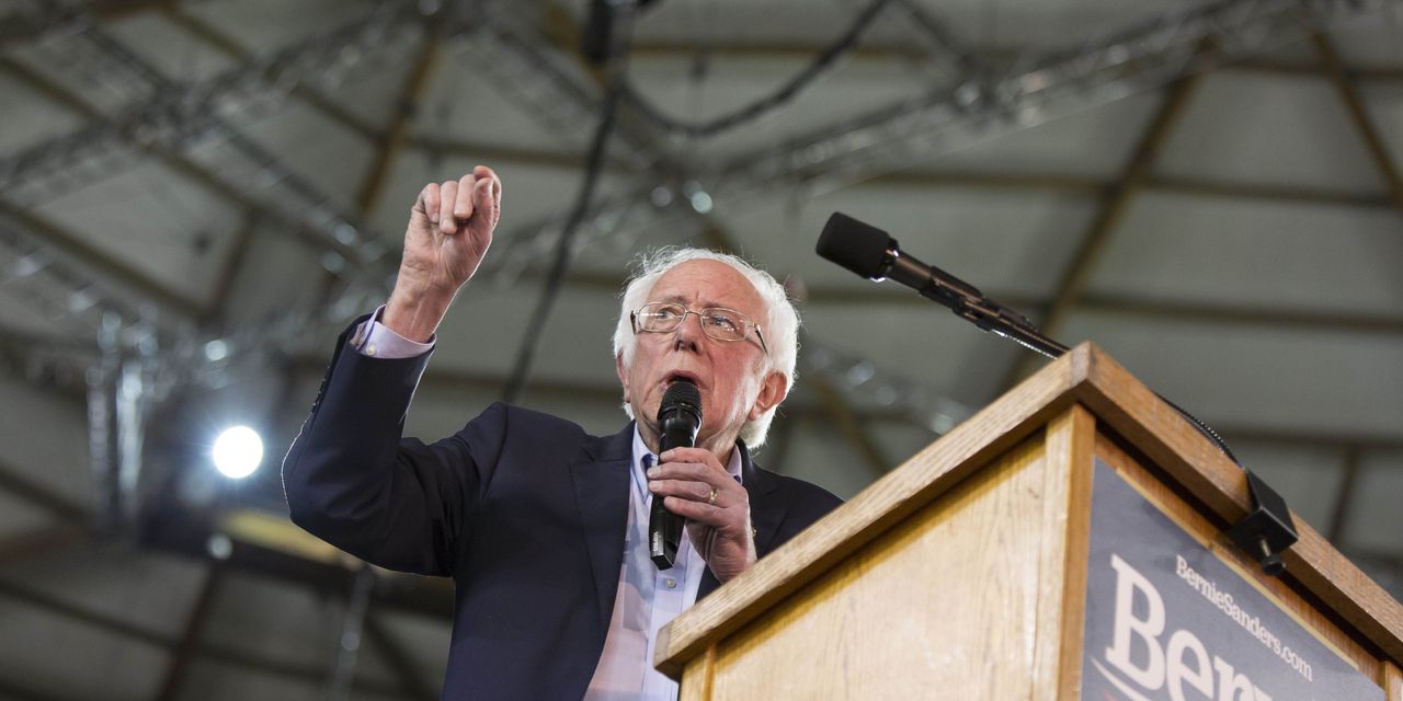 Sanders Leads Democratic Primary Field as Biden Slips, WSJ/NBC News Poll Finds