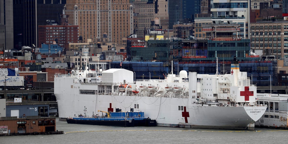 A USNS Comfort sailor tested positive for the coronavirus hours after Trump let the Navy ship start taking COVID-19 patients