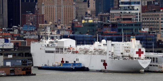 A USNS Comfort sailor tested positive for the coronavirus hours after Trump let the Navy ship start taking COVID-19 patients