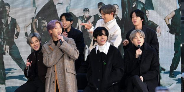 BTS, the internationally beloved Korean pop group, tweeted a sponsored post for Samsung from an iPhone, and the internet is losing it