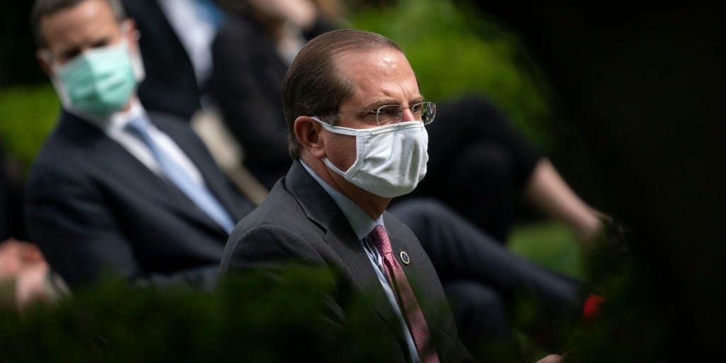 HHS secretary Alex Azar says the US ‘window is closing’ to control coronavirus spread