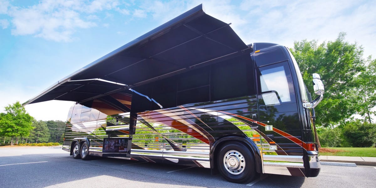 ‘We call them land yachts’: The wealthy are spending millions to travel in luxury RVs this summer, and it’s reshaping the entire look of high-end travel