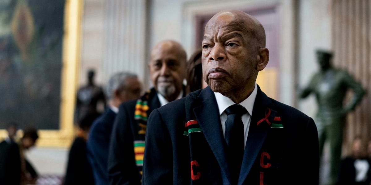 Rep. John Lewis, civil rights icon, was a powerful voice against war with Iraq