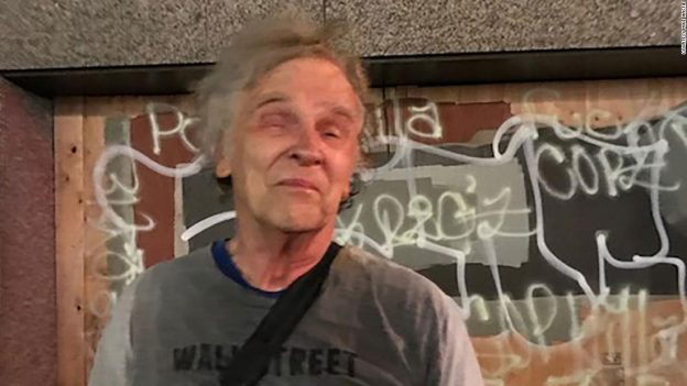 A 75-year-old Vietnam veteran was pepper-sprayed in the face during protests in Portland