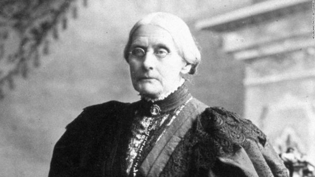 Nearly 150 years ago, Susan B. Anthony was arrested for voting when women weren’t allowed to. Today, she’ll get a pardon