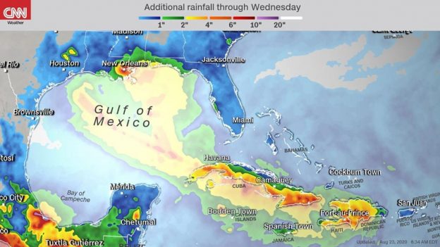 The Gulf Coast will likely get walloped by 2 hurricanes this week