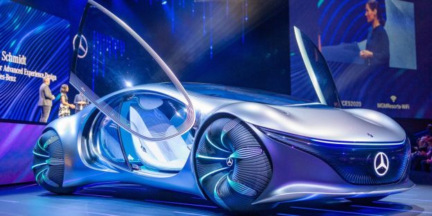 Watch Mercedes-Benz’s “Avatar”-inspired concept car drive without a steering wheel in a new testing video