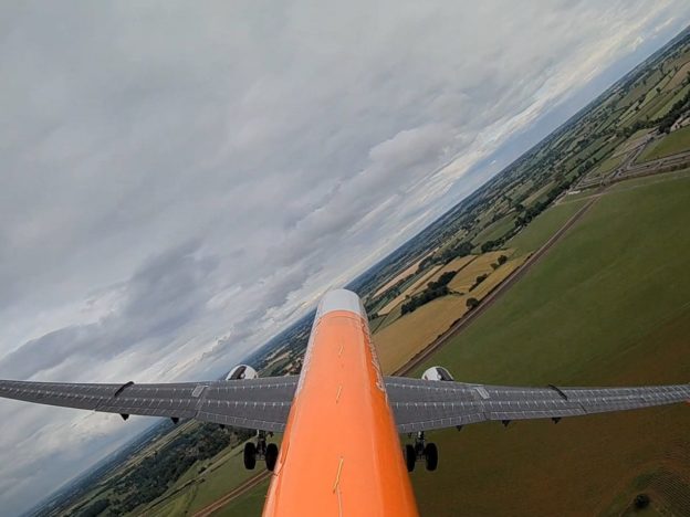 Airbus created a remote-controlled aircraft with flapping wingtips to see how much it could increase efficiency