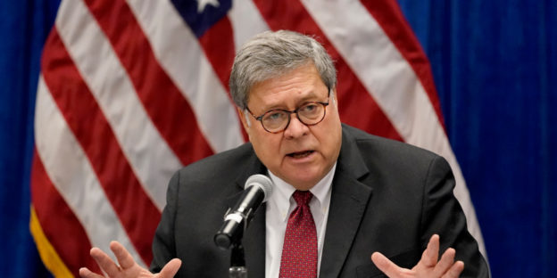 Attorney general William Barr resigns, effective December 23