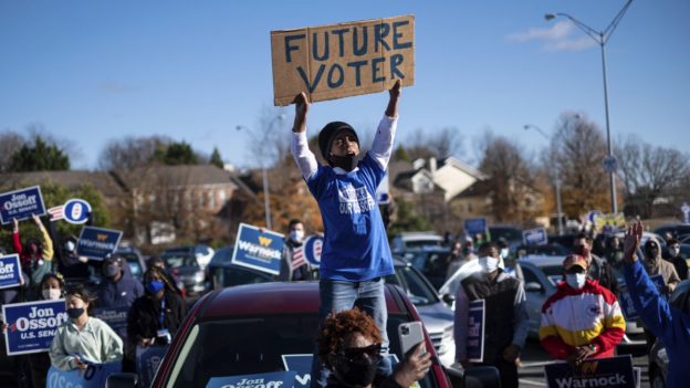 Georgia Senate Runoffs: More Voters Turn Out For First Day Of Early Voting Than For General Election