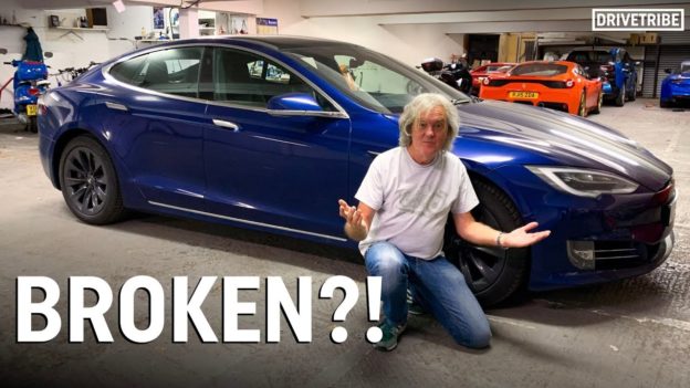 James May explains a design flaw with the Tesla Model S