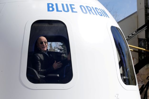 Blue Origin auctions a rocket trip to space with Bezos