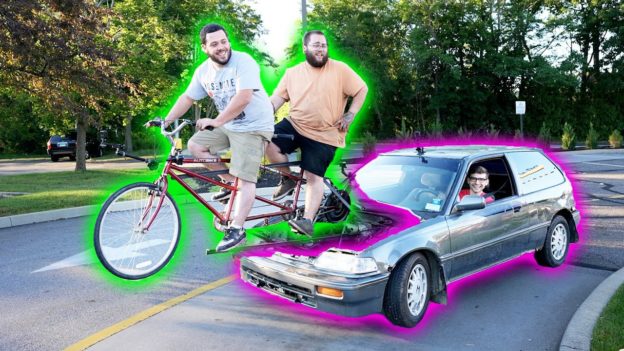 These guys made a bike-powered car