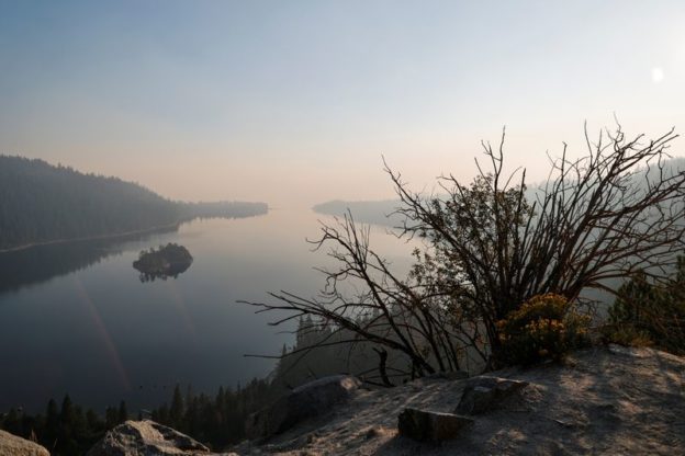 Residents, tourists scramble to evacuate as California fire nears Lake Tahoe