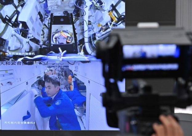 New Crew Docks at China’s First Permanent Space Station