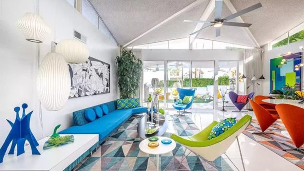 Feast Your Eyes: Maximalist Midcentury Modern Condo Is Listed in Palm Springs