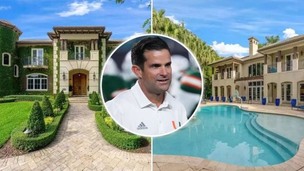 Former Miami Hurricanes Head Coach Manny Diaz Lists His Mansion for $7.8M