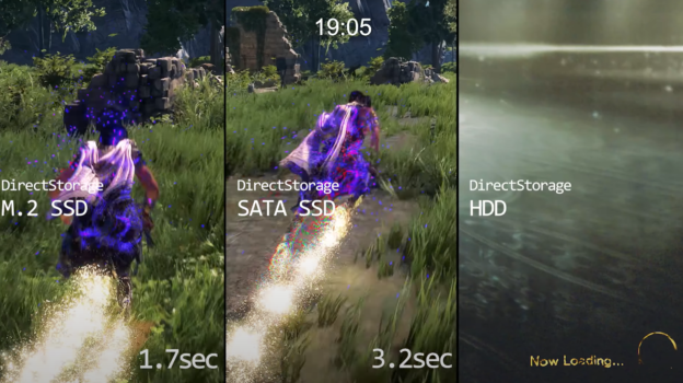 Watch Microsoft’s DirectStorage slash PC game loading times down to a second