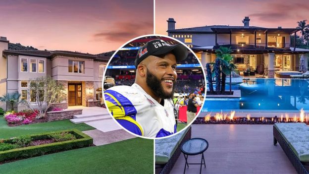 L.A. Rams Star Aaron Donald Selling His Calabasas Crib for $6.25M