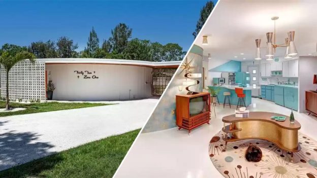 Amazing Midcentury Time Capsule in Sarasota, FL, Is a Curvy Cutie