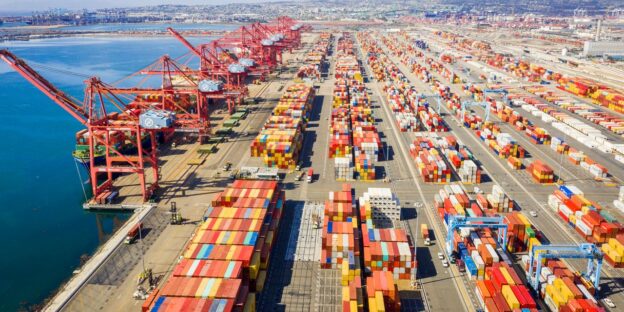 : America’s biggest ports are still contending with record volume, indicating the country’s supply chain woes are far from over