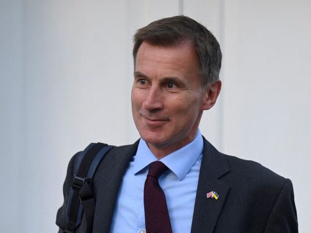 UK’s Hunt says he has to raise taxes to fix economy