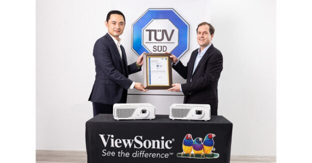 ViewSonic X1 and X2 become world-first TÜV SÜD Low Blue Light Certified projectors