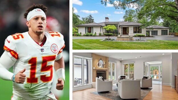 Patrick Mahomes Looks To Pass One of His Kansas City Homes to a New Owner for $2.9M