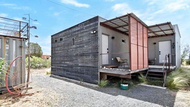 $485K Eco-Friendly House in Marfa Proves Just How Elegant Shipping Containers Can Be – Realtor.com News