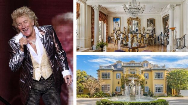 Rod Stewart Ups the Price on His Bananas Beverly Hills Estate—Now $80M