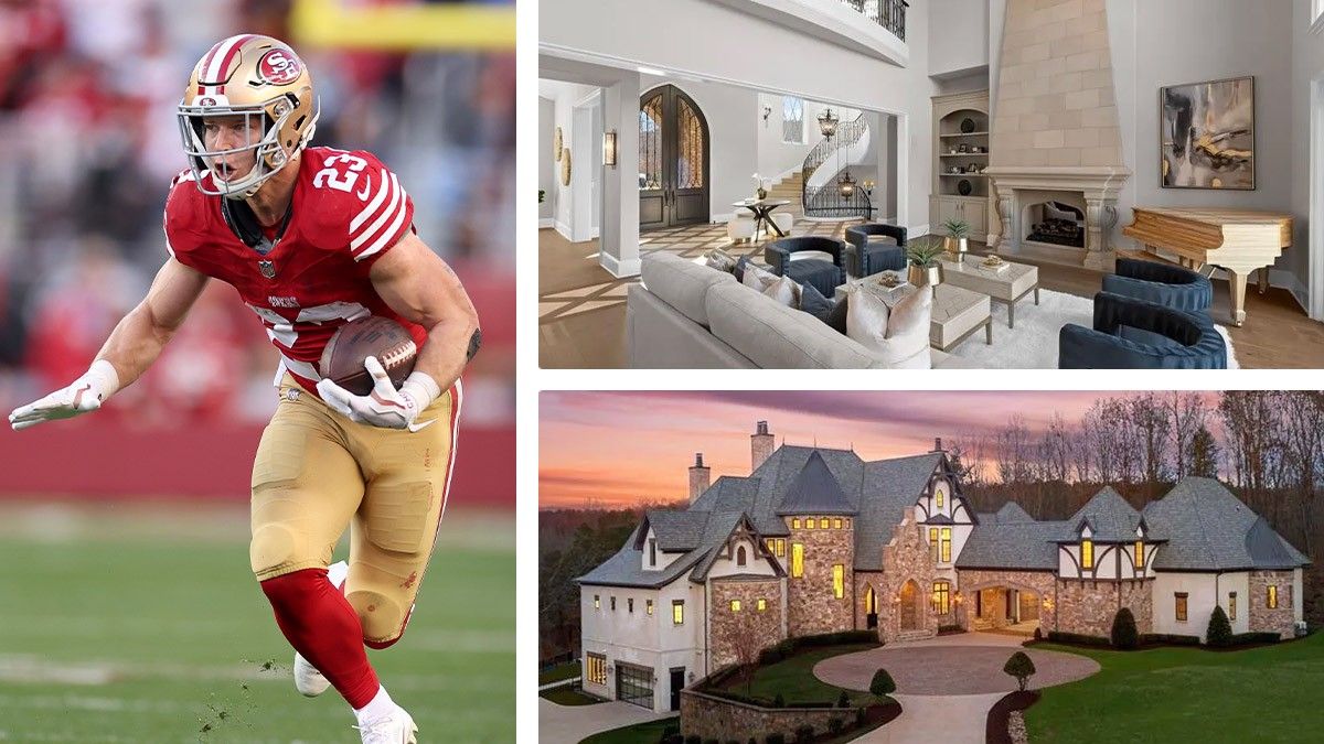 49ers Star Christian McCaffrey Hopes To Hand Off His Perk-Packed North Carolina Chateau for $12.5M