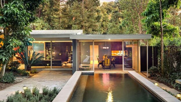 Revamped Midcentury Modern Oasis in Beverly Hills Is Discounted to $4.9M