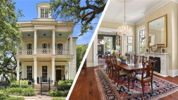 NOLA Mansion Off the Mardi Gras Parade Route Marches Back Onto the Market for $2.4M