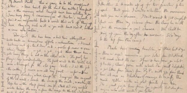 Explore a digitized collection of doomed Everest climber’s letters home