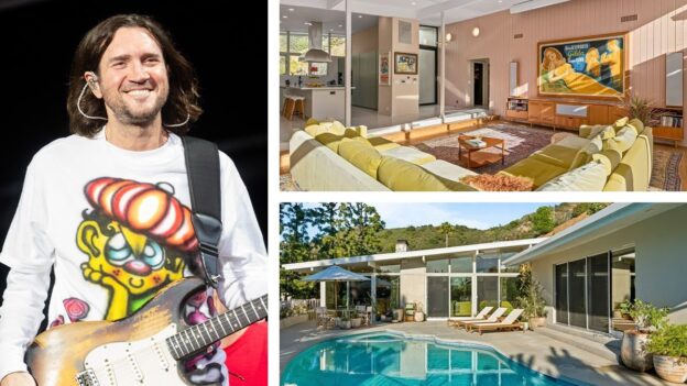 Rent Red Hot Chili Peppers Guitarist John Frusciante’s Rockin’ Hollywood Hills Home