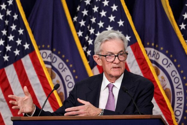 Fed’s Powell says rates will ‘over time’ reach neutral level, not on preset course