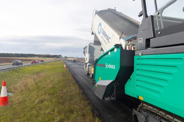 Tarmac reaches low carbon landmark on the A64