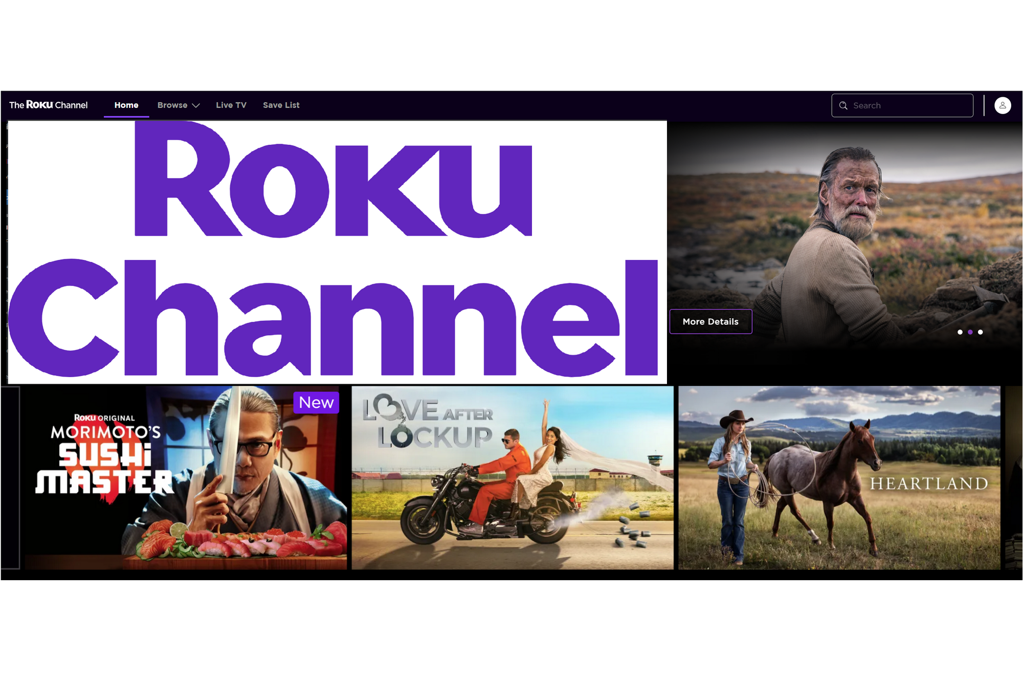 The Roku Channel is free, and you don’t need a Roku device to watch