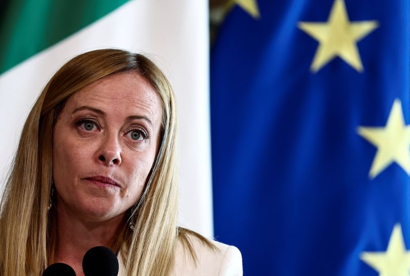 Italy’s Meloni says it’s a ‘positive’ trade deal was reached but needs to see details