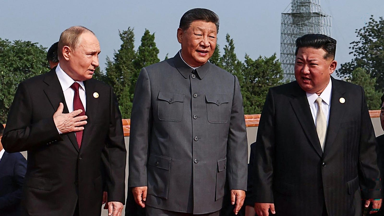 Xi, Putin And Kim Jong Un Attend Military Parade In Beijing-Trump Says They Are Conspiring Against The US