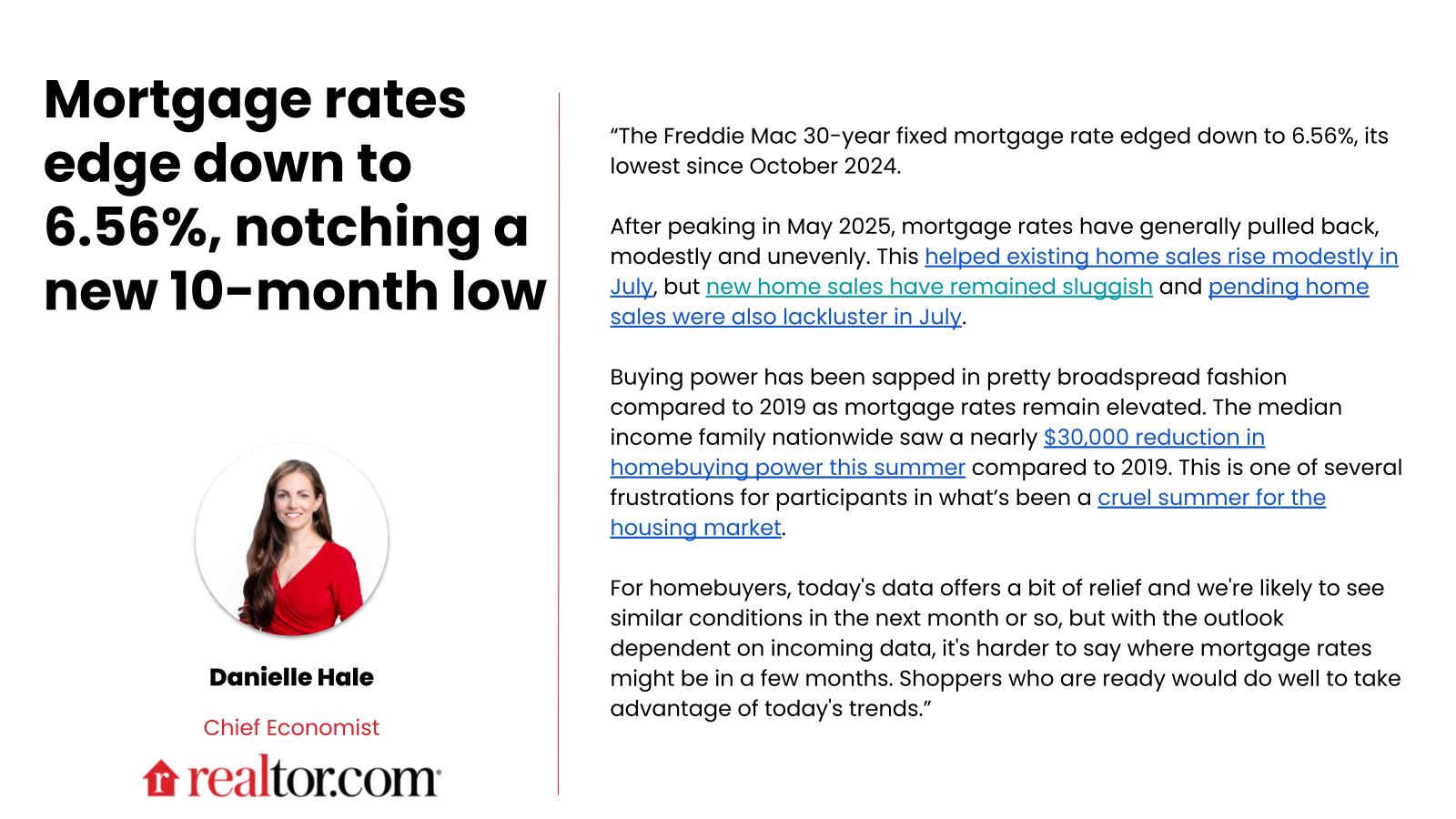 Mortgage Rates Fall to 6.5% Ahead of Key Jobs Report