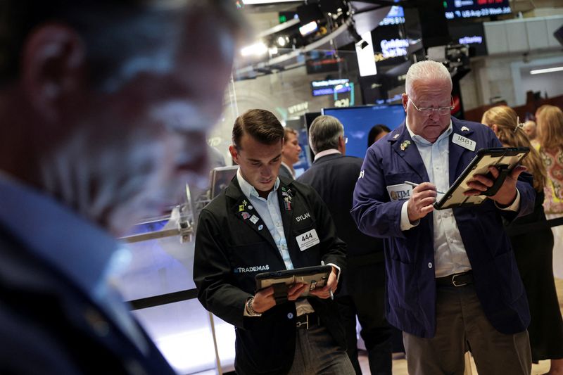 Wall St gains as markets bet on September rate cut; Nasdaq hits record high