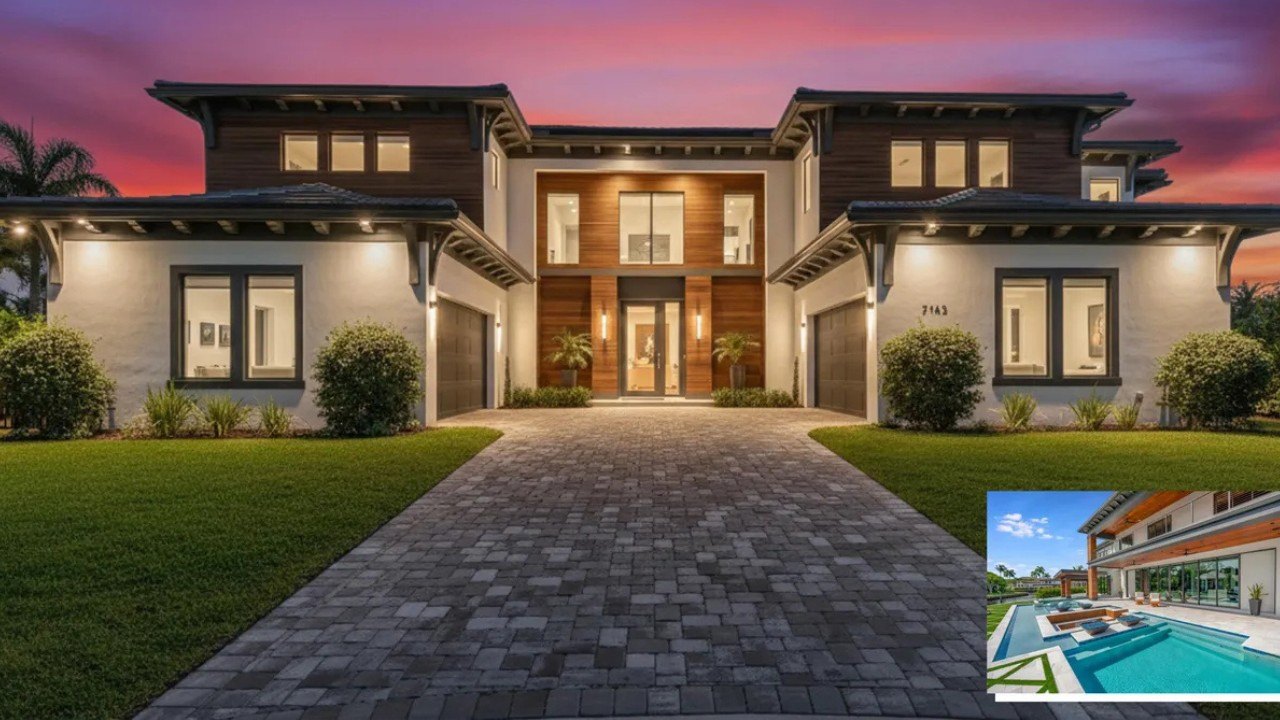 Waterfront Masterpiece With Deep-Water Dock for a Yacht Lists for $9.9 Million in Palm Beach Gardens