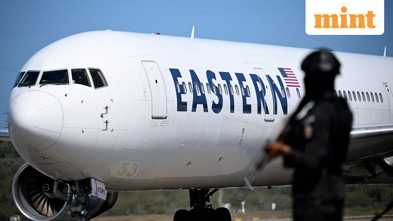 Eastern Airlines plane carrying Venezuelan migrants deported from US lands in Caracas two weeks after Maduro’s capture