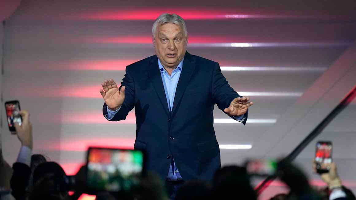 Hungary’s Orbán concedes defeat as opposition secures landslide win