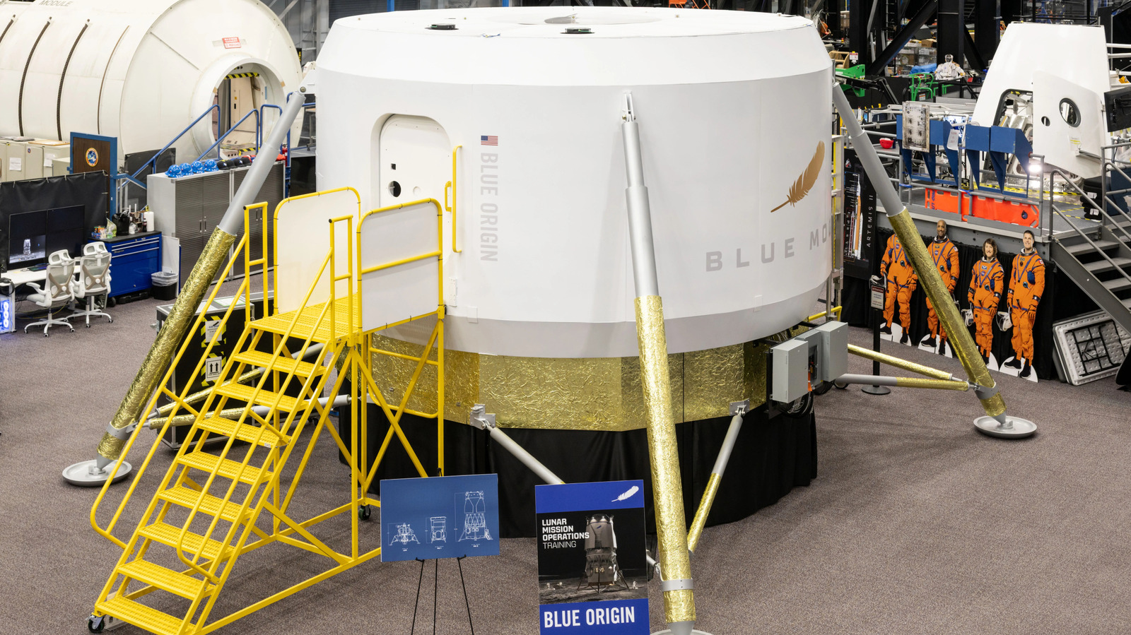 NASA is set to begin training with a prototype of Blue Origin’s crew moon lander