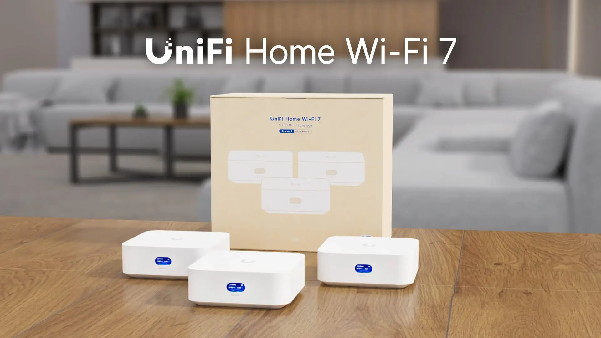 Ubiquiti launches UniFi Whole Home WiFi 7 home mesh solution
